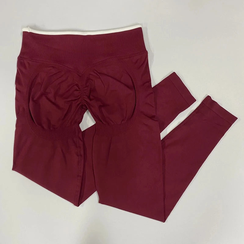 Ignite Sculpt ScrunchSeamless Scrunch Leggings for Women Yoga Pants Hip Lifting Running Exercise Gym Ignite Sculpt Series