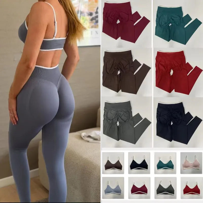 Ignite Sculpt ScrunchSeamless Scrunch Leggings for Women Yoga Pants Hip Lifting Running Exercise Gym Ignite Sculpt Series