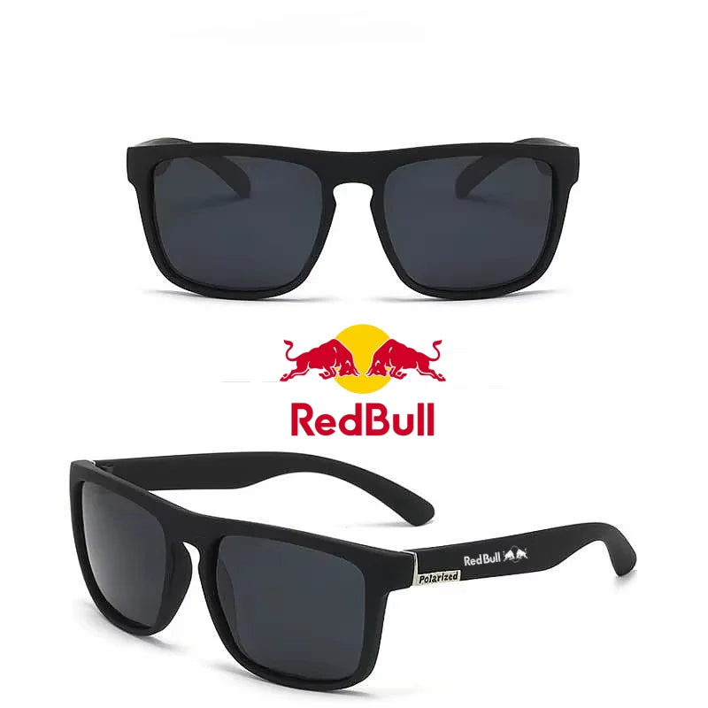 Red Bull F1 Fashion Square Polarized Sunglasses for Men and Women Driving Fishing Sunglasses for Drivers UV400