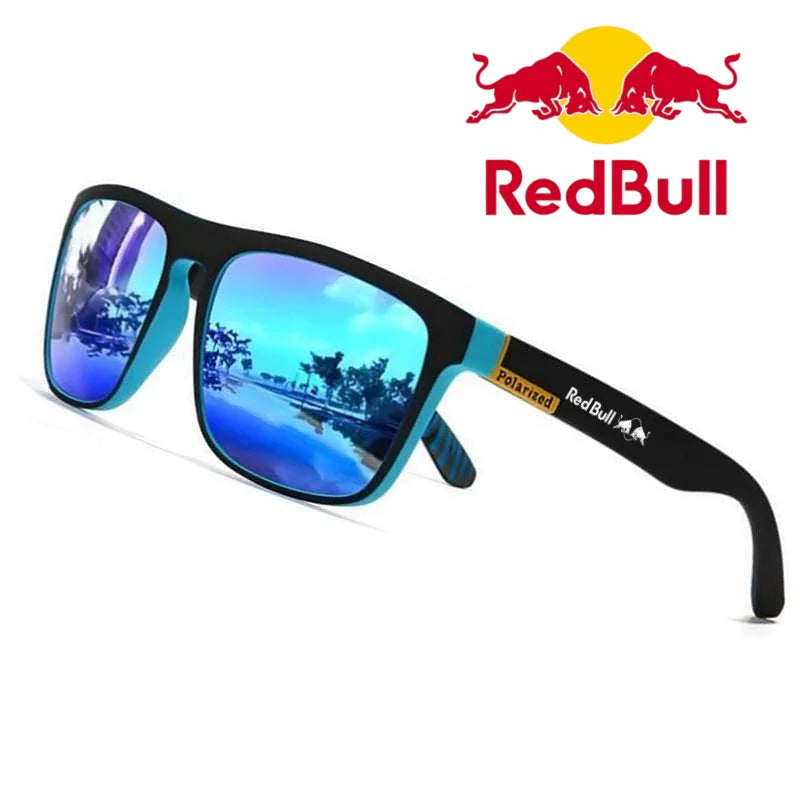 Red Bull F1 Fashion Square Polarized Sunglasses for Men and Women Driving Fishing Sunglasses for Drivers UV400