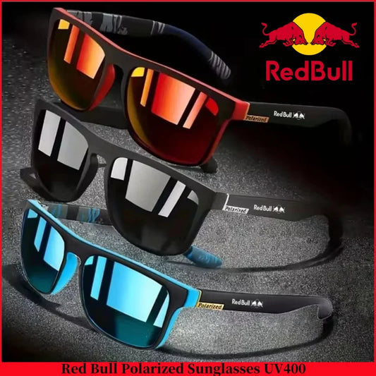 Red Bull F1 Fashion Square Polarized Sunglasses for Men and Women Driving Fishing Sunglasses for Drivers UV400
